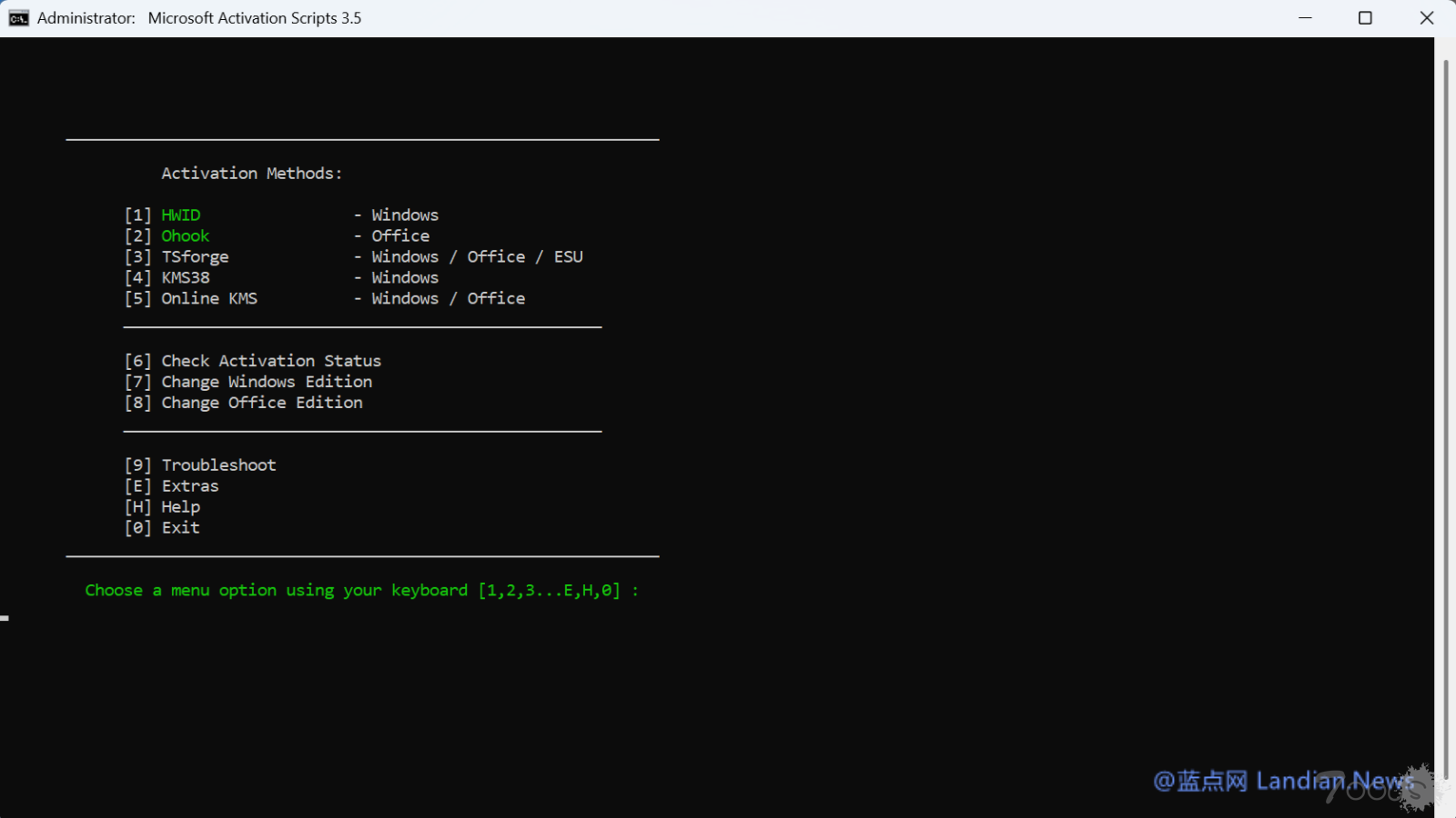 有人伪造/冒充知名激活工具MAS并传播恶意软件 用户激活时最好每次从官网复制域名
