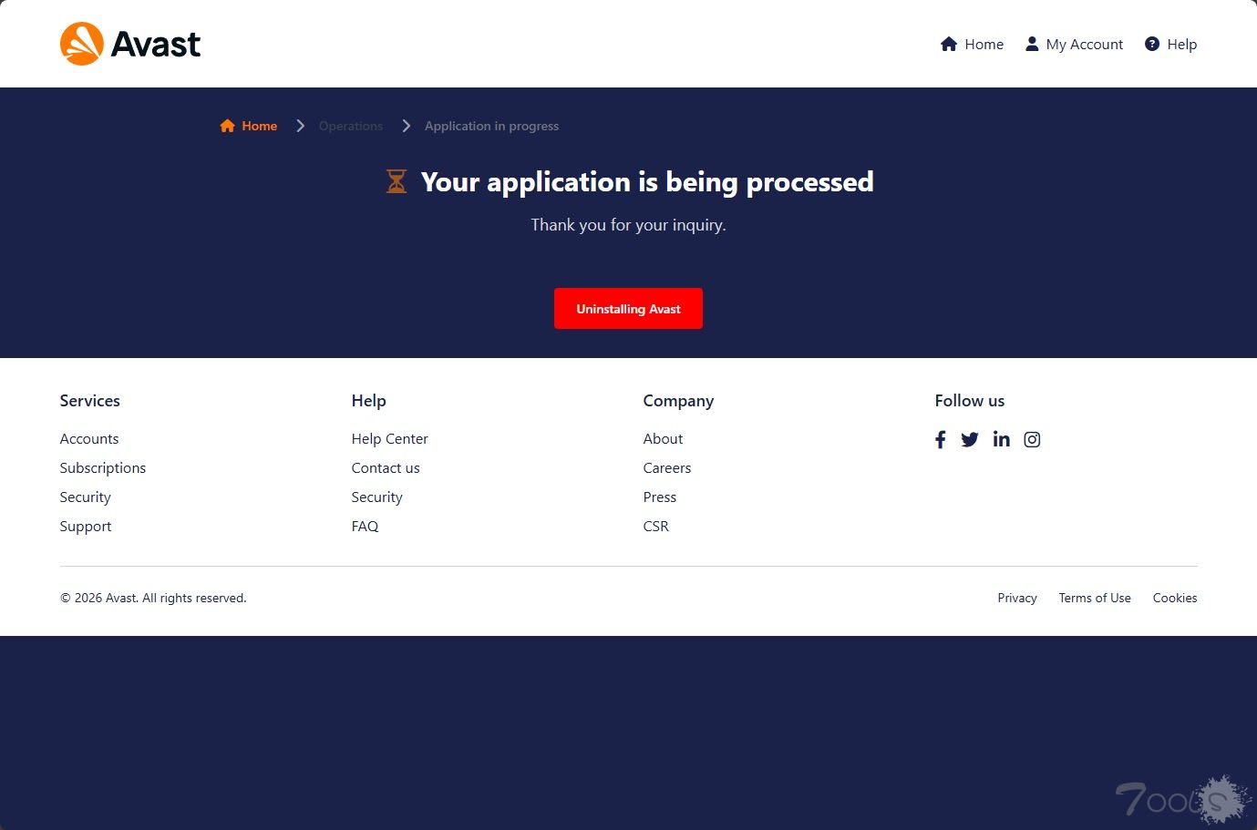 不法分子利用虚假的Avast网站窃取用户信用卡信息