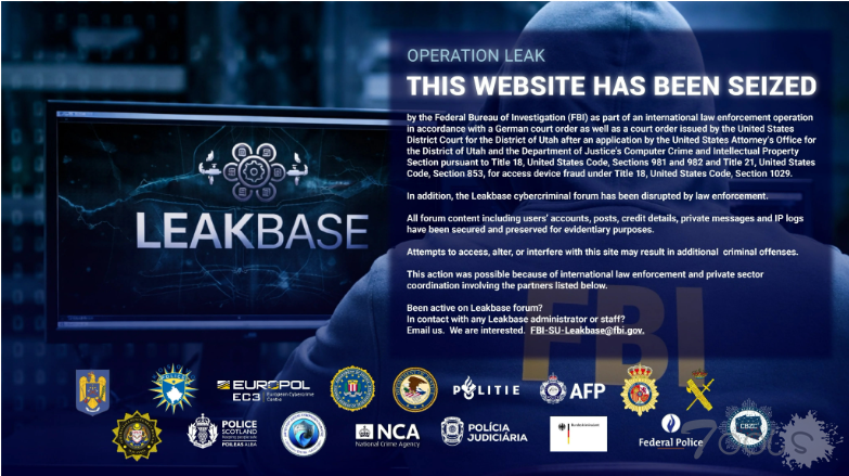 “泄露行动”捣毁LeakBase网络犯罪论坛——用户数据与IP日志已被当局查获
